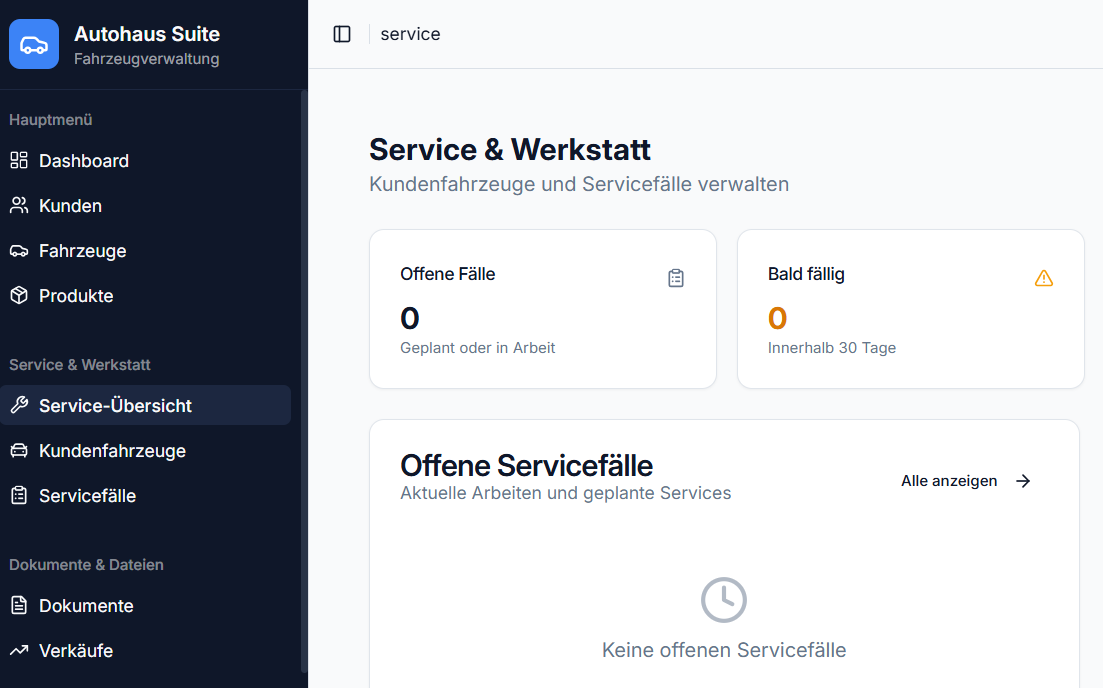 Autohaus Suite &ndash; Software f&uuml;r Werkst&auml;tten & Autoh&auml;ndler